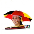 Logo printed umbrella hat